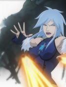 冰霜?dú)⑹? /><p>冰霜?dú)⑹?演員：路易斯·林肯</p>一代冰霜?dú)⑹挚死锼雇械耐屡c朋友，通過重現(xiàn)克里斯托的事故而獲得冰霜?dú)⑹值哪芰Α１话⒙_(dá)·華勒給予秘密任務(wù)，殺死謎語人。與鯊魚王有較多互動(dòng)。影片臨結(jié)束時(shí)所乘警車被Bane扔出撞墻爆炸，本人生死不明。</li><li><img src=