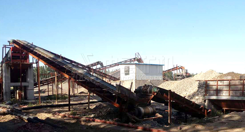 河卵石破碎機生產線1